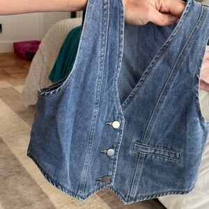 Denim Blue Women's Vest